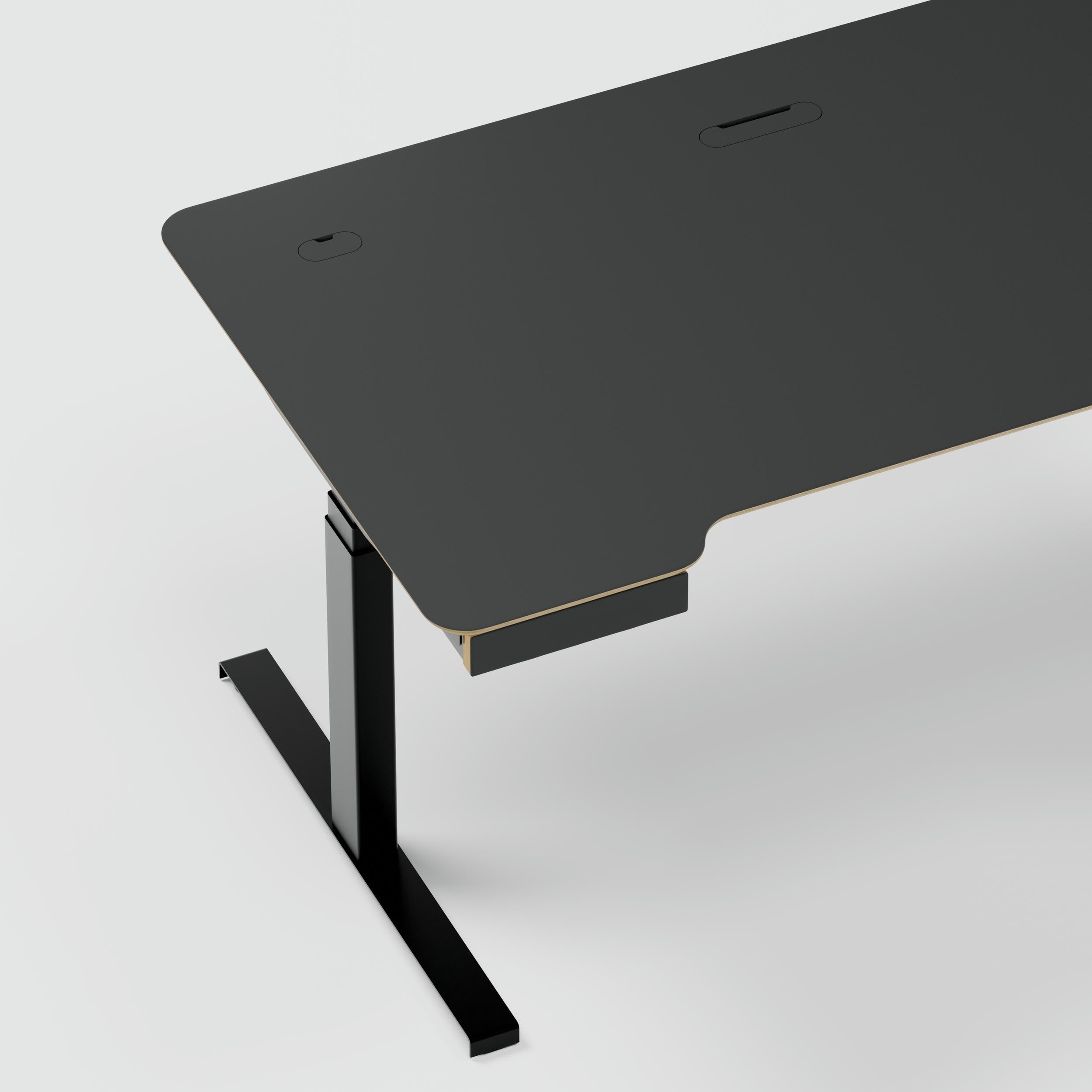 Biurko elektryczne Lato Matt Black z CabelGenius