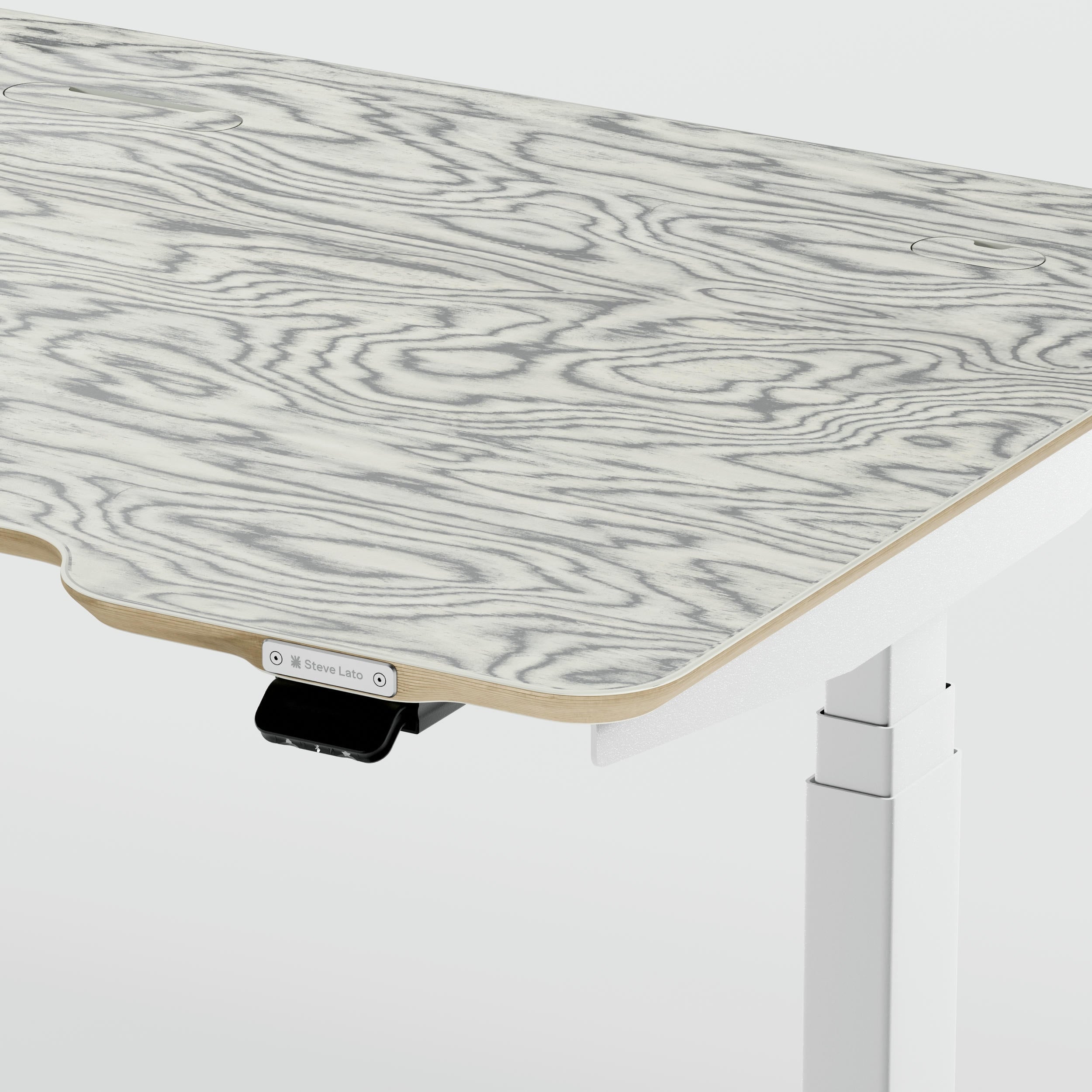 Set Scrivania In Ecopelle Oggettando - Con Scrittoio Apribile, Portalettere E Portapenne, Marrone - Foto 2