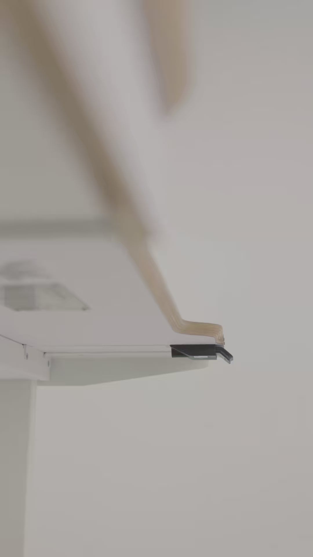Biurko elektryczne Lato Quadra Rovere z CabelGenius