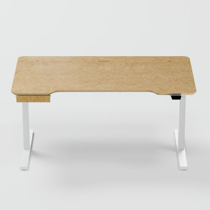 Standing desk Lato Pro Walnut Burl with CabelGenius