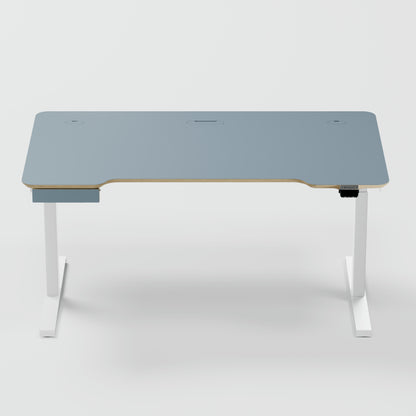 Standing desk Lato Pro Blue with CabelGenius