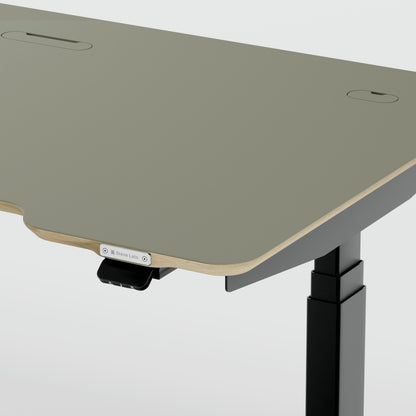 Standing desk Lato Pro Green with CabelGenius