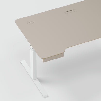 Standing desk Lato Pro Cashmere with CabelGenius