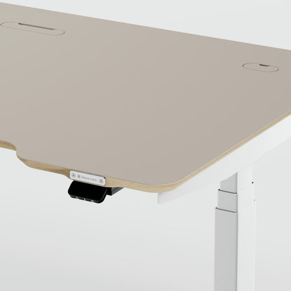 Standing desk Lato Pro Cashmere with CabelGenius